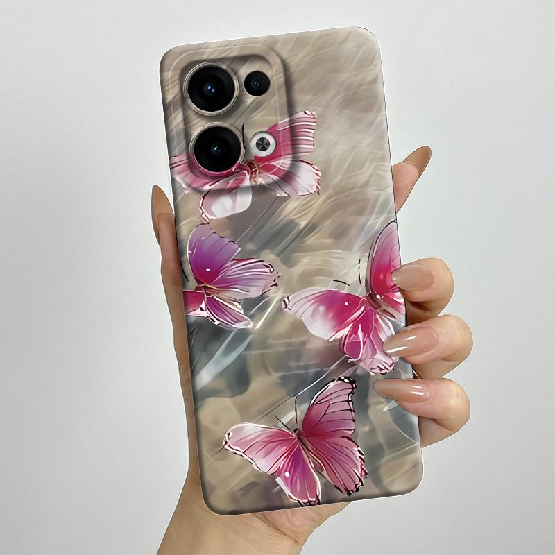 For OPPO Reno 13 CPH2689 Reno13 Phone Case Soft Silicone Funda Sweet Painted Fashion Cartoon Bumper Coque Printed Back Cover