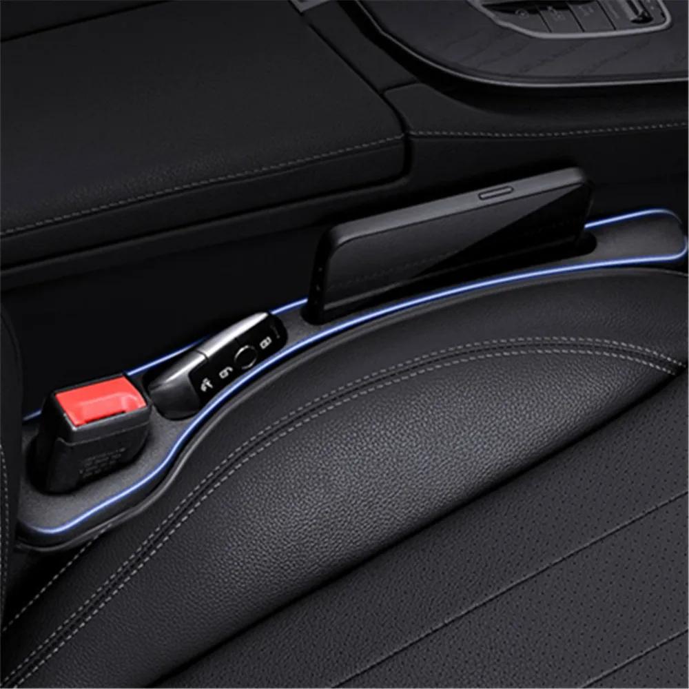 1 Pair Universal Car Seat Gap Plug Strip Side Seam Car Gap Filler Leak Proof Seat Gap Storage Organizer Interior Decoration
