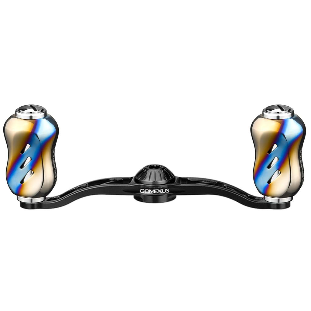 Gomexus CH90 Reel Compatible with Daiwa 90mm Baitcasting Reels and Shimano Suitable for Power Fishing with Made of Aluminum with Included Handle