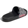 Adidas Adilette Shower Comfortable Sports Rubber Sole Non-Slip Slide Sandals Women Footwear Black White FX1200
