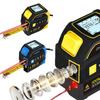 Portable Tape Measure 4-in-1 Laser Digital Measuring Tape High Precision Rangefinder Laser Distance Meter LCD Screen Display