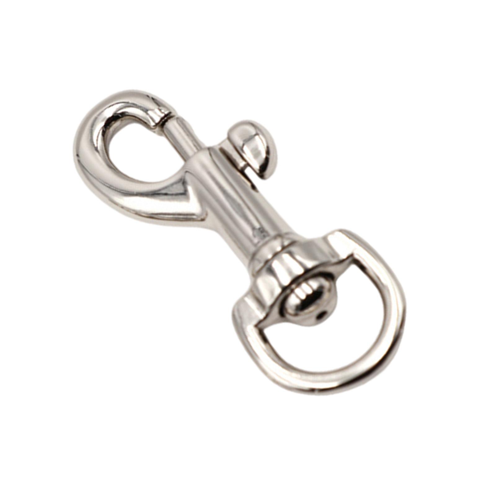 

Сплавный брелок-зажим для сумок и аксессуаров, вертлюги, карабин, болт с ушком, крепежные аксессуары, зажим для поводка для собак серебряный