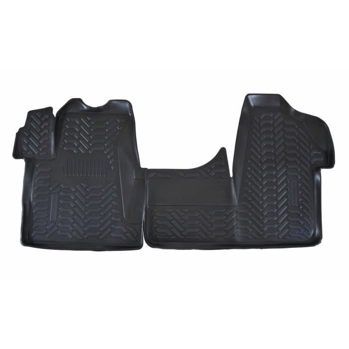 Rubber Floor Mat - J&J AUTOMOTIVE - Renault Master 3 - Custom Made - Non-Slip - Non-Toxic TPE