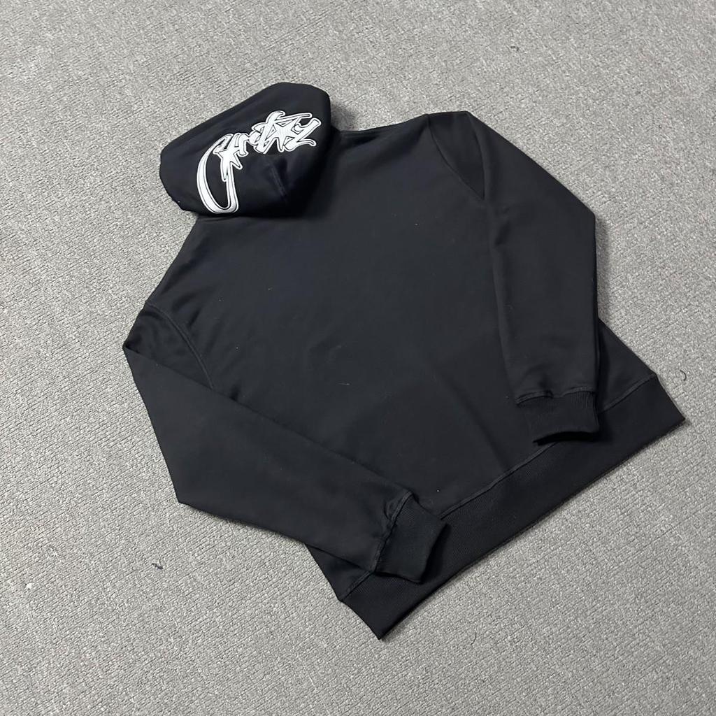 Corteiz Alcatraz C-Star Besticktes Hoodie und Fleece Jogginghosen Set