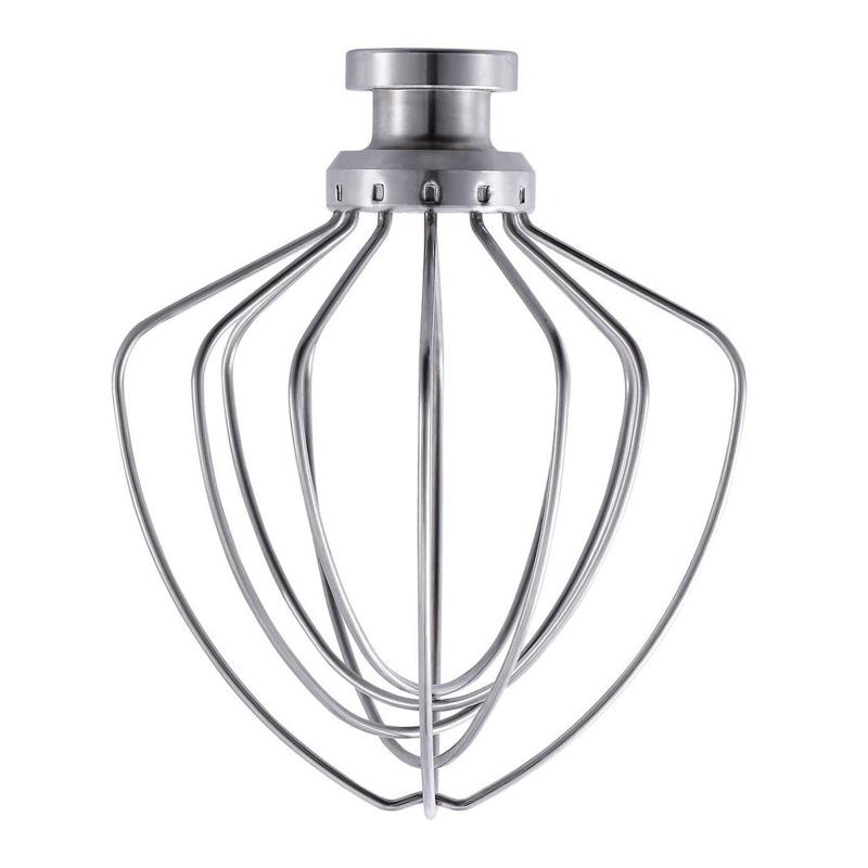 Elektrischer Mixer Edelstahl Drahtbesen Ersatz für KitchenAid K45WW zum Mischen, Schlagen, Rühren und Unterrühren