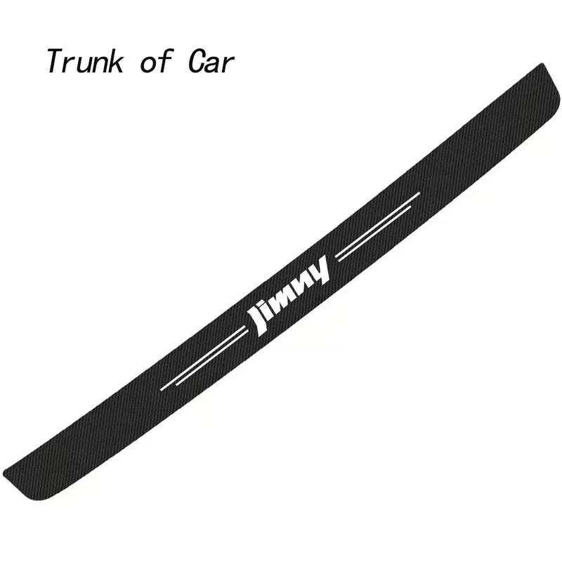 Car Door Sill Carbon Fiber Sticker Threshold Side Anti Scratch Tape Waterproof Decal for Suzuki Jimny Car Styling
