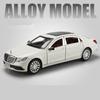 1/24 Benz E-Class E300 L Alloy Car Model Diecast Toy Metal Vehicles High Simulation Sound And Light Pull Back Toy Car Collection Gift