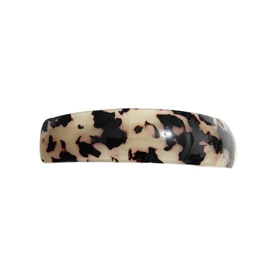 

Hairpin Wide-Edge Arc Design Smooth Hair Styling Spring Hair Clip Lightweight Decorative Hair Accessory