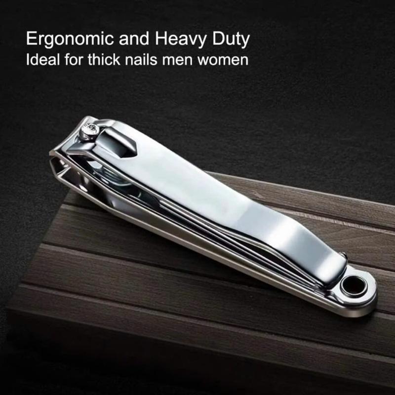 8/19Pcs Home Nail Clipper Set Large Dead Skin Pliers Diagonal Small Eyebrow Clipper With Leather Sleeve For Personal Grooming