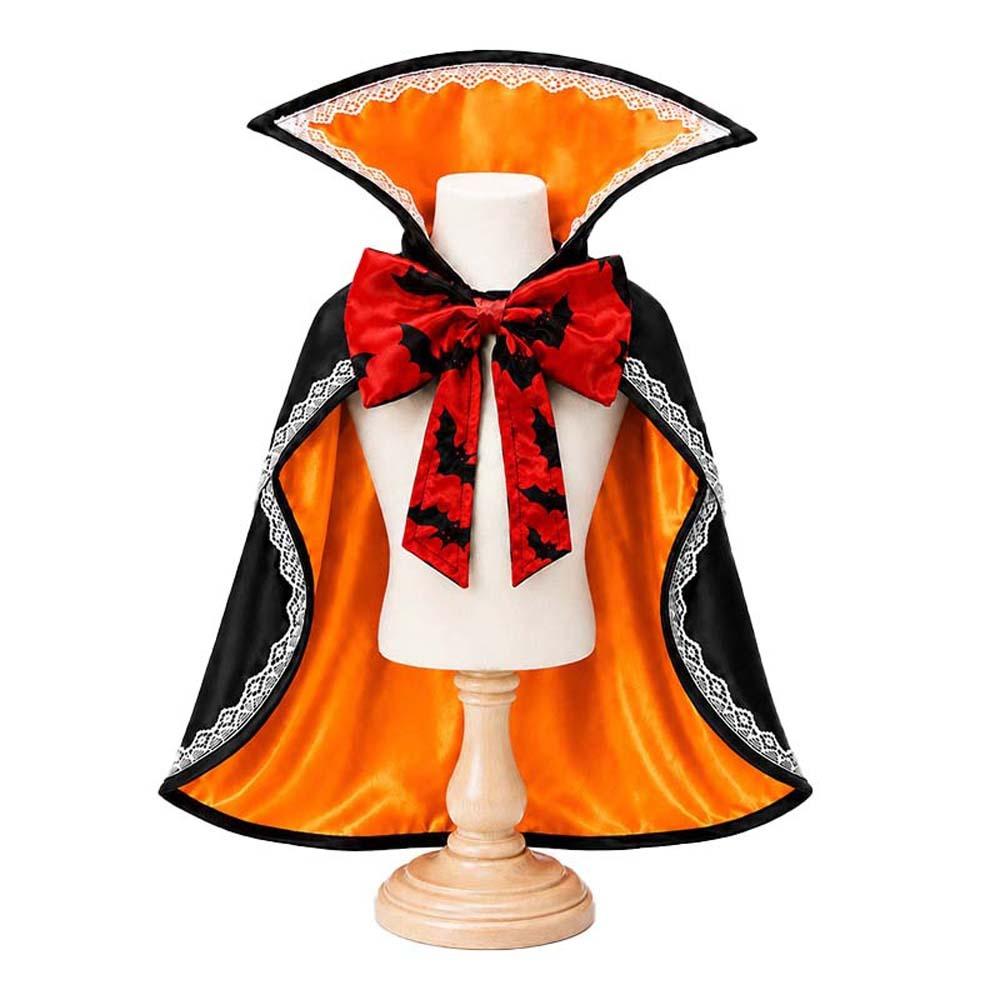Stand Collar Dog Halloween Cape Open Chest Cat Wizard Robe Pet Bat Cloak  Dog Clothing