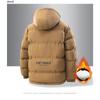 Casual Quilted Winter Jacket with Hood and Thermal Padding