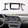Carbon Fiber Car Gear Interior Panel Central Console Dashboard Trims Decoration for Hyundai Sonata Lf 2014 2015 2016 2017 2018 9
