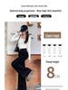 Autumn Winter 2025 High-Waist Black Jeans: Women's Slimming Loose Wide-Leg Pants
