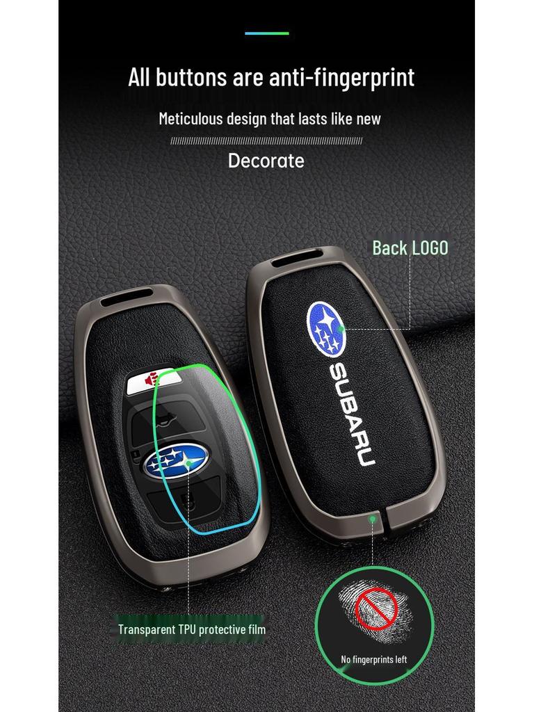 Hochwertiges Schlüsselgehäuse für Subaru: XV, Forester, BRZ, Outback, Legacy, Ascend