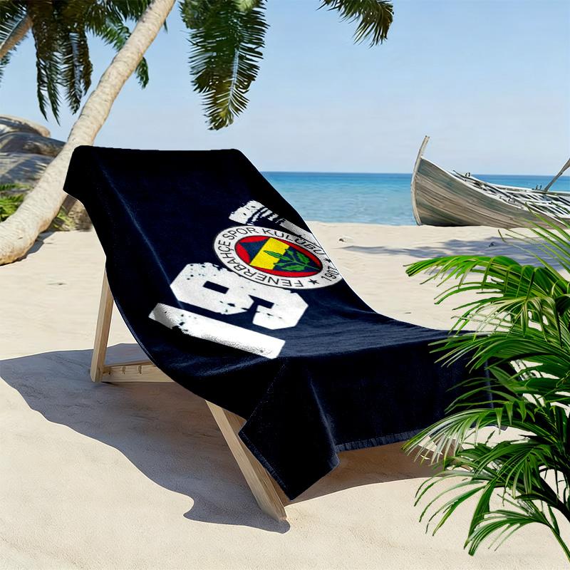 Fenerbahçe Legacy: Spirit Beach Towel Outdoor Camping Portable for Travel Absorbent Bath Towel Quick-drying Swim Towel Seaside