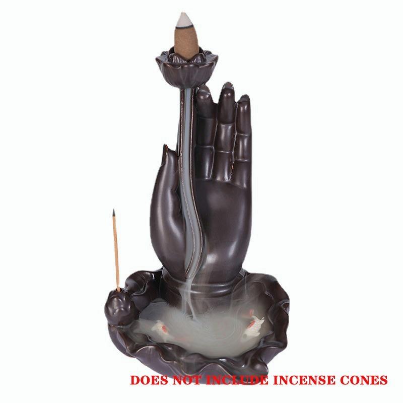 Димова курильниця зворотного потоку Пальники для курильниці Waterfall River Handicraft Holder