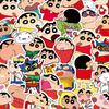 100 Crayon Shin-chan Stickers: Cute & Funny Emoticons for DIY Phone Cases, Notebooks, and Planners.