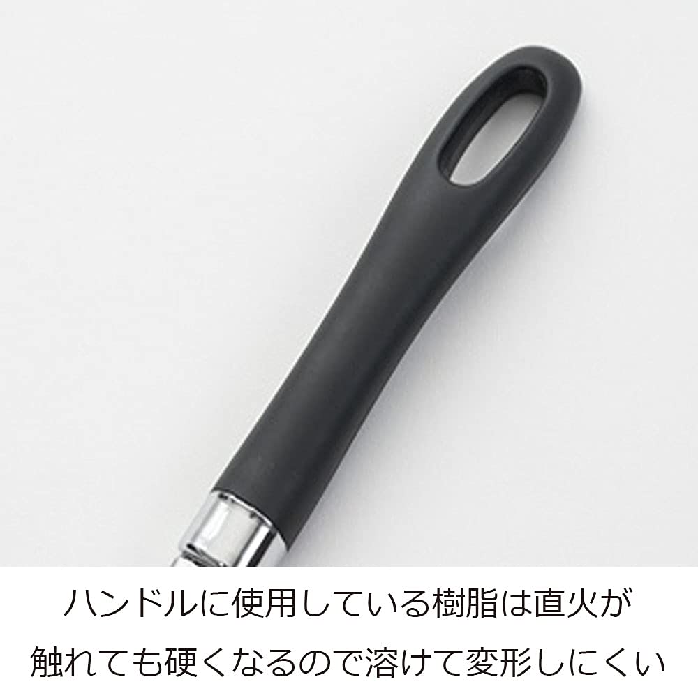 Suncraft Ladle, Large, Horizontal Mouth, Made In Japan, Aisai Senka, Mirror Finish, AL-06