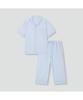 [JAJU] Men's Cotton Seersucker 3/4 Pajama Set [Shipped from Korea] 100% Authentic