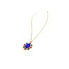 Diamond-encrusted Colored Necklace High-end Pendant Sweater Chain Exquisite Necklace