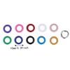 403pcs Easy Installation 10mm Diameter Eyelet Kit Multi Color With Storage Box Grommet Kit Eyelet Grommet Set For DIY Projects