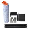 For ILIFE For W90 Cordless Mop Kit: Filter Cloth + Rubber Scrapers + Side Brush