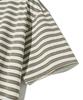 FILLUMINATE Semi-Crop Multi-Stripe T-Shirt - Brown