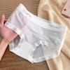 Women's Panties Sexy Women's Ice Silk Seamless Panties Quick Drying Solid Color Underwear Comfortable Female Briefs Cool Lingeri