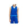 adidas Originals Trefoil Logo Sleeveless V-Neck Vest Women Vests Blue IB2059