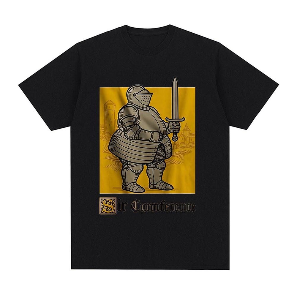 

Sir Cumference Funny Knight Meme Graphic T-shirts Men s Women Cotton Casual Oversized Short Sleeves T Shirts Fashion Streetwear S разноцветный