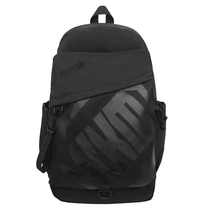 School bag high value letter backpack couple casual simple light commute fashion versatile large capacity