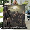 The Vampire Diaries Damon Salvatore Decken warme Flanelldecken Picknickdecke Heimreise Decke Bettwäsche Geburtstagsgeschenk
