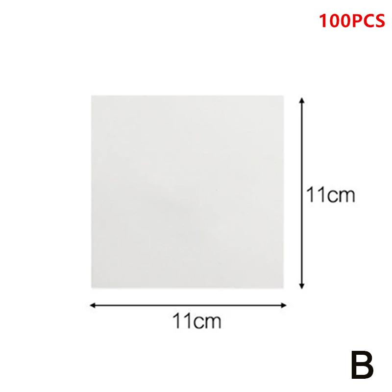 Disposable Premium Hamburger Patty Separation Pads 11Cm Round Square Hamburger Food Pads Paper Non-Stick Oil Paper Baking Paper