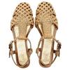 Zara Pu Buckle Cool Roman Sandals Women Sandals Gold 12505410091
