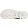 Slip Resistant Abrasion Resistant Breathable Cushioning Low Top Running Shoes Women's White Gray 122215555-4
