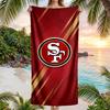Asciugamano da Spiaggia alla Moda San Francisco 49ers Asciugamano Portatile Morbido ad Asciugatura Rapida per Nuoto Campeggio Vacanze