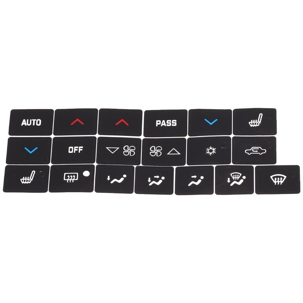 Brand New Sticker Interior 1pc A/C Black Decal Sticker High Grade Vinyl