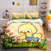 "Cartoon Chick Garden Set" Soft Comfortable Duvet Cover Bedding Set Included 1*Duvet Cover & 2*Pillowcases Gift