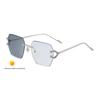 JYL TS Women's Rimless Photochromic - Unique Trendy Sun Shades DG-98368