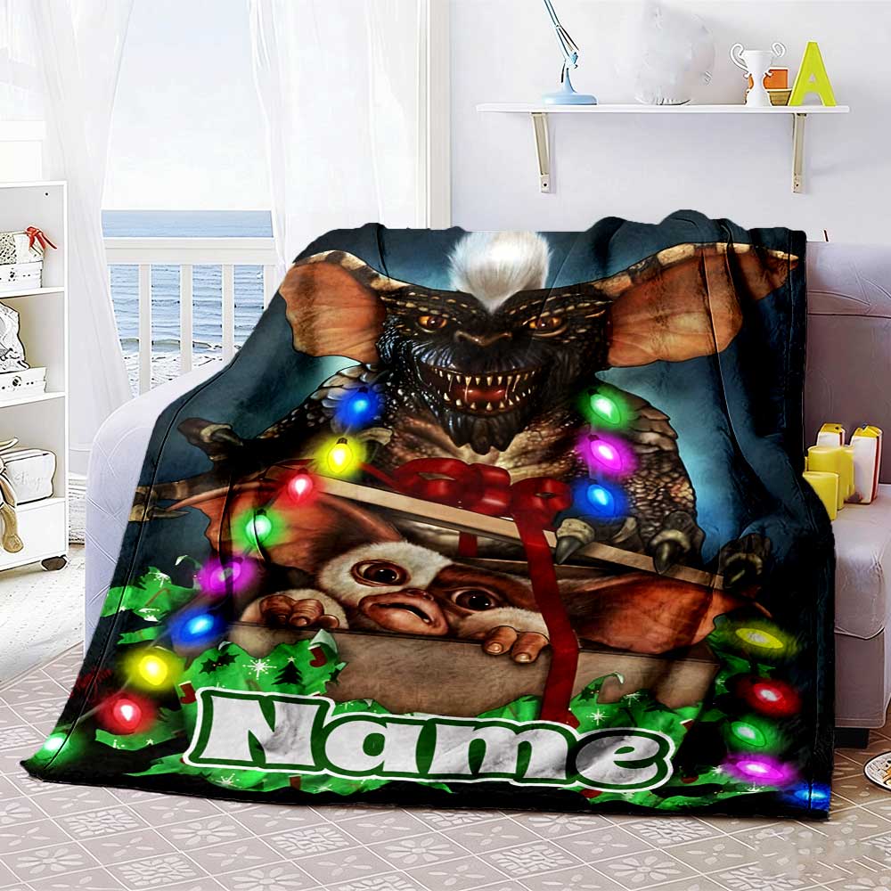 Warner Bros. Works (77) Personalized Name Blanket Throw Customizable Blanket Warmthful Decor Versatile for Chair Office Chair Nap Picnics