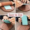 6 Pack Fondant Impression Mat Set Cake Decor Mold Set-Embossed Tree Bark/Flower/Cobblestone Texture Design Sugarcraft Decor Tool for Chocolate