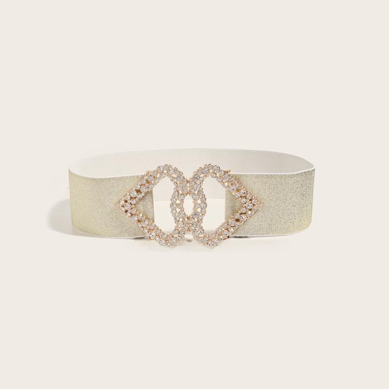 Buckle Romantic Heart Elastic Waist Belt Women Stylish Spring Enhancer Outfit