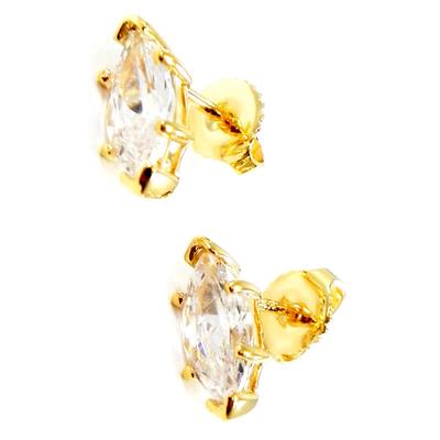 [I2983] - White Gold-plated 'Scarlett' Earrings