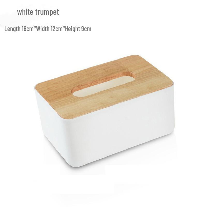 

Деревянная крышка для коробки с салфетками для дома и офиса - гостиная, журнальный столик, решение для хранения туалетной бумаги. small square белый