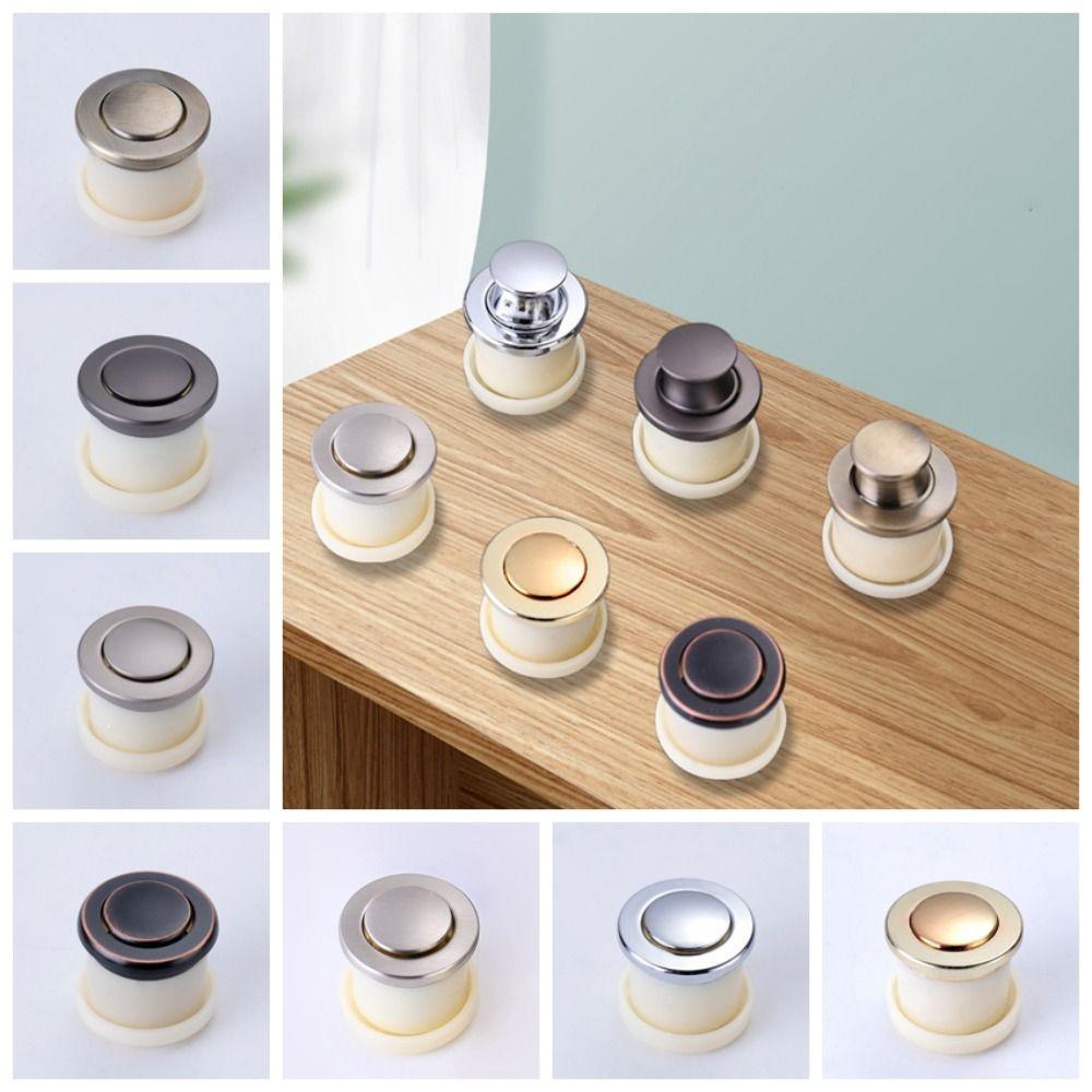Pop-up Wardrobe Cabinet Knobs Minimalist Bouncing Handle Cabinet Pull Home Hardware  Household