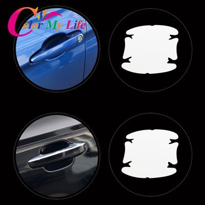 4 sztuk/zestaw miska na drzwi naklejka foliowa ochronna dla Nissan Teana x-trail Qashqai Livina Sylphy Tiida słoneczny marzec Murano Geniss