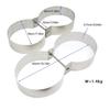 Diving Tanks Band Carry Rings Stainlee Steel Double Cylinder Bottles Retainer Double Tanks Mounting Band Retainer