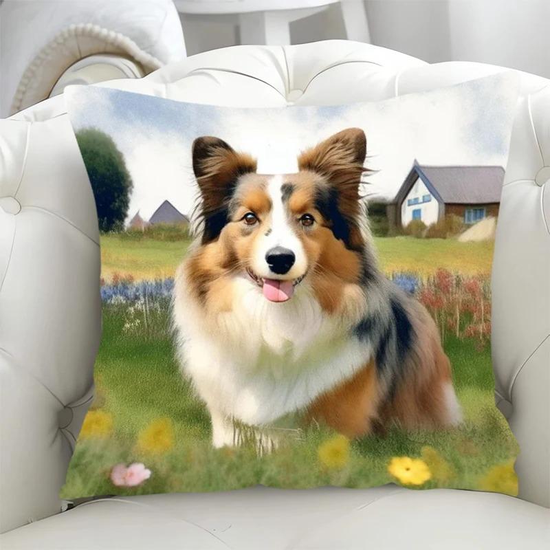 Car Living Room Sofa Cushion Cover Wildlife Pattern Luxury Home Decor Pillow Cover