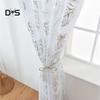 DYS Home Decor Feather Design Drape Balcony Window Tulle Voile Sheer Curtain