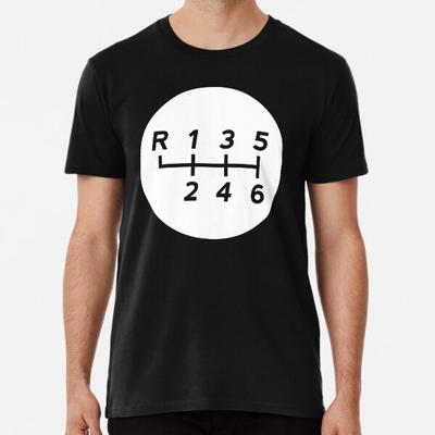 Schemat zmiany biegów manualnej skrzyni biegów 1 S do 5XL Wyprodukowano w AU/USA T-shirt